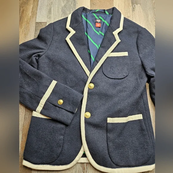 Rowing Blazers X Target Youth Size 8 Navy Blue With White Trim - Picture 3 of 9